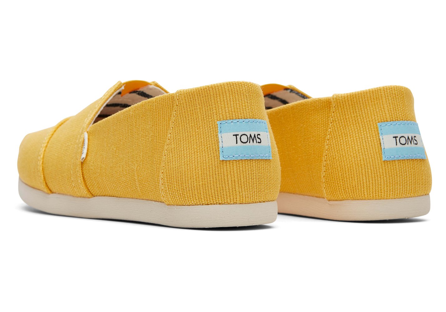 Toms Alpargata Heritage Canvas Espadrille Yellow - Womens - 26547-KEQC